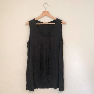 Black Maternity/Nursing Tank Top